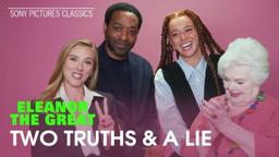 "2 Truths and 1 Lie" with June Squibb, Erin Kellyman, Chiwetel Ejiofor & Director Scarlett Johansson