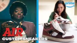 Custom Sneakers Created For Viola Davis by @CESTLAVIC