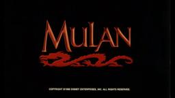 Mulan - 1998 Theatrical Trailer (35mm 4K)