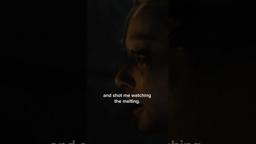 A glimpse behind the door scene with Ariana Grande