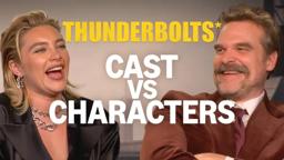 Florence Pugh & David Harbour Play Cast Vs Character