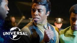 Chadwick Boseman Performs at the Boston Garden