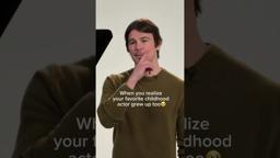 Just my favorite actor from my childhood all grown up