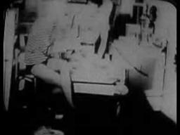 edie sedgwick in "Kitchen" (black & white)