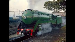 A Steam Train Passes