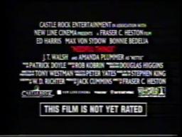 "Needful Things" Teaser TV Spot (1993)