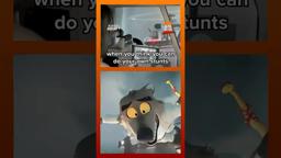 Of course we do our own stunts!