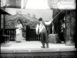 She wrote a play and played it (Allen Curtis 1916)