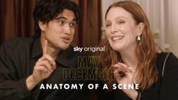 Charles Melton & Julianne Moore sit down to discuss THAT package scene!