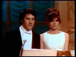 Burnett Guffey winning the Oscar® for Cinematography for "Bonnie and Clyde"