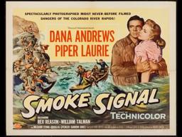 SMOKE SIGNAL (1955) Theatrical Trailer - Dana Andrews, Piper Laurie, Rex Reason