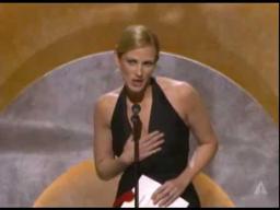 Conrad L. Hall winning a Cinematography Oscar® for "Road to Perdition"