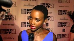 NYFF51: Lupita Nyong'o | "12 Years A Slave" Red Carpet