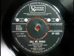 Popcorn - BOB HOPE - Call Me Bwana - UNITED ARTISTS UP 1023 UK 1963 Safari Jungle Dancer Film Theme