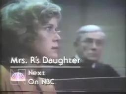Mrs. R's Daughter 1979 NBC Movie Promo