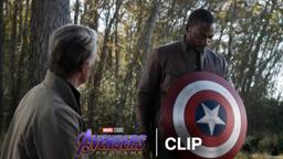 Steve Passes the Captain America Shield to Sam -  Official Clip