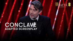Conclave wins the BAFTA for Adapted Screenplay | BAFTA Film Awards 2025