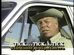 1987 WTBS promo for "...tick...tick...tick"