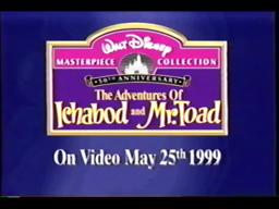 The Adventures of Ichabod and Mr. Toad - 50th Anniversary (1949-1999) Promo (VHS Capture)