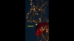 Too many presents = one stuck Santa