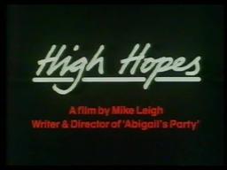 High Hopes (1988) Trailer