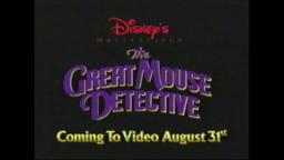 The Great Mouse Detective - 1999 VHS Trailer #1