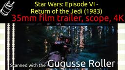 Star Wars: Episode VI - Return of the Jedi (1983) 35mm film trailer, scope 4K