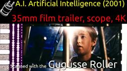 A.I. Artificial Intelligence (2001) 35mm film trailer (#3) scope 4K