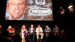 Liz Claman, Gene Epstein, Jim Grant, Peter Schiff, David Tice, Tom Woods @ NYC Premier of The Bubble