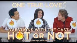 Phillipa Soo, Simu Liu & Luke Bracey Play "HOT OR NOT"