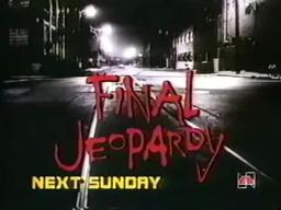 NBC Final Jeopardy 1985 TV promo