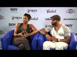 Emayatzy Corinealdi & Omari Hardwick | Toronto Film Festival 2012