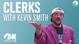 Kevin Smith at the Real-Life Quick Stop from “Clerks”