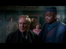 Fawkes rescues Dumbledore