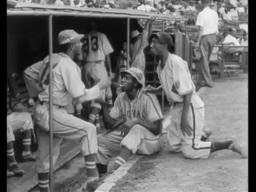 NEGRO LEAGUES BASEBALL1946 : Reece "Goose" Tatum, Indianapolis Clowns, Kansas City Monarchs