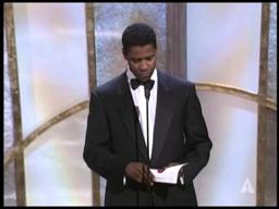 "Titanic" winning the Oscar® for Cinematography