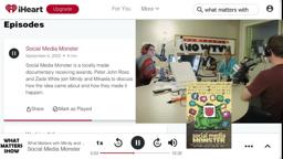 Social Media Monster - IHEARTRADIO interview Sept 2022