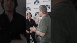 When The Running Man cast meets THE Running Man.