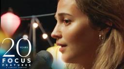 Alicia Vikander Sings at a Dinner Party