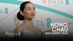Hong Chau on Working with The Whale Director Darren Aronofsky | EE BAFTAs Red Carpet