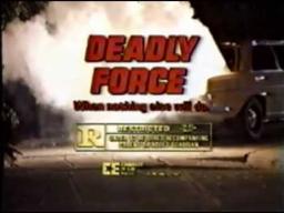 1983 "Deadly Force" TV commercial