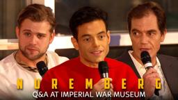 Rami Malek, Leo Woodall, Michael Shannon & James Vanderbilt Talk Nuremberg | Imperial War Museum