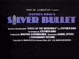 Silver Bullet 1985 TV trailer