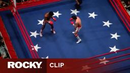 Apollo Creed Gets Knocked Down By Rocky Balboa