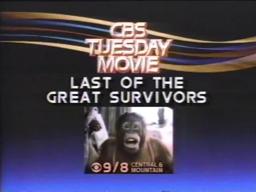 CBS Last of the Great Survivors 1984 promo