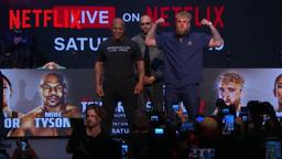 Jake Paul and Mike Tyson’s New York Press Conference Entrances