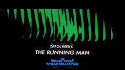 The Running Man (1963) title sequence