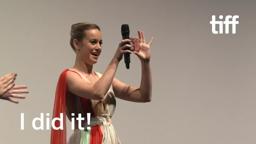 Brie Larson Captures the Moment for Her Parents | TIFF 2017