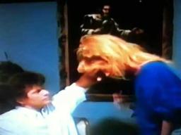 Camille Keaton in "NO JUSTICE" (1989) with Susan Ashley