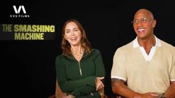 Dwayne Johnson and Emily Blunt talk The Smashing Machine